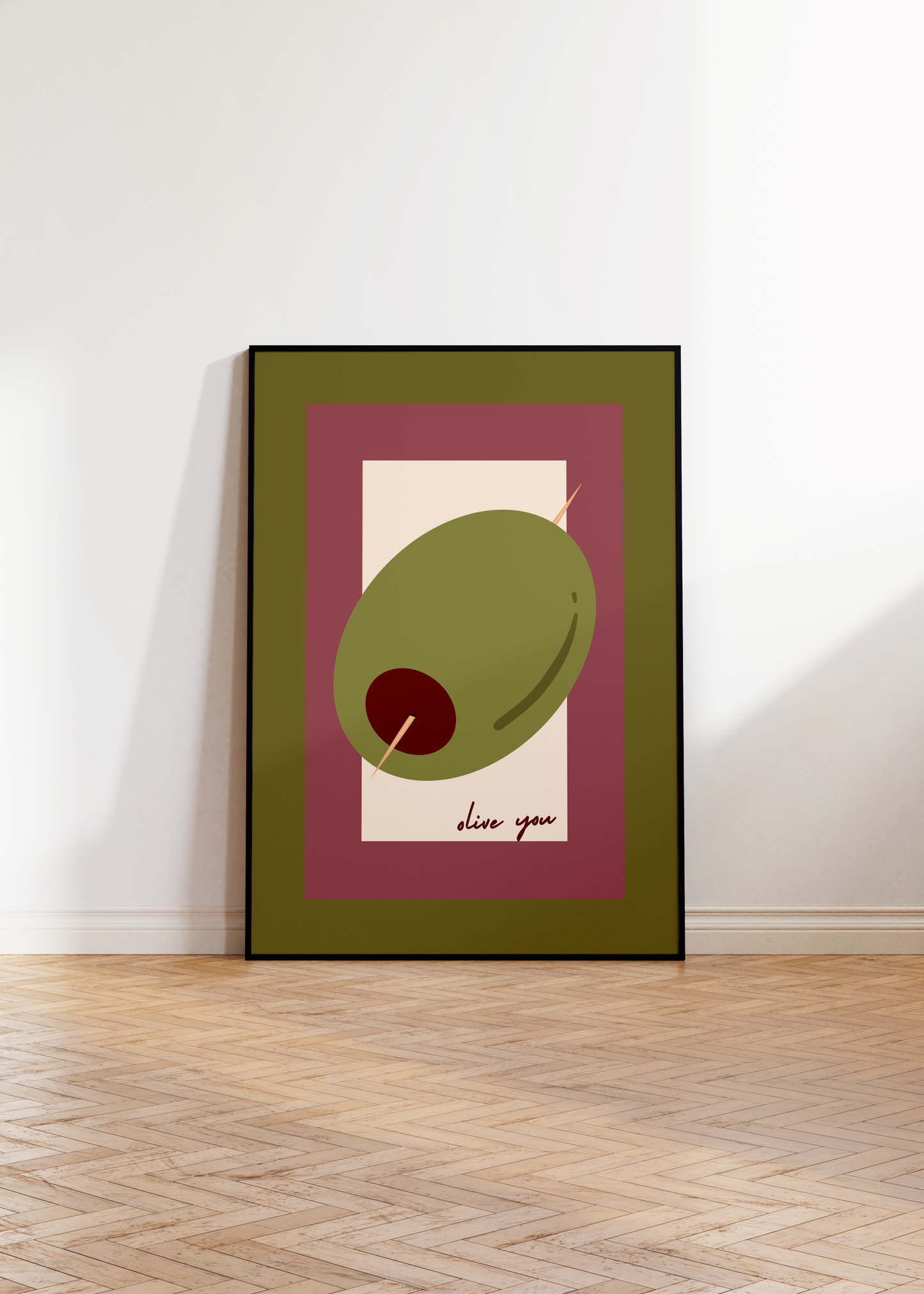 Olive You Print