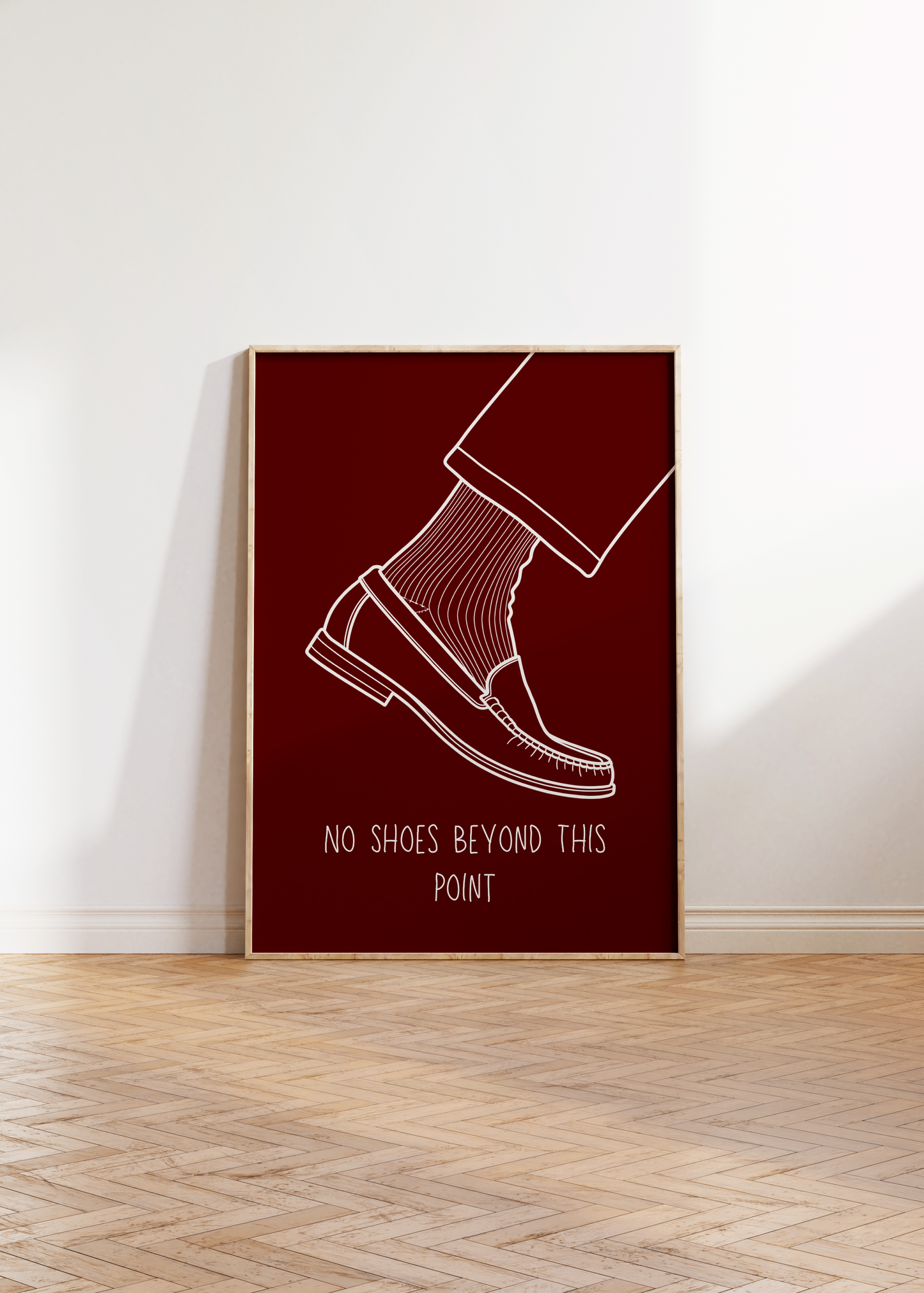 No Shoes Print