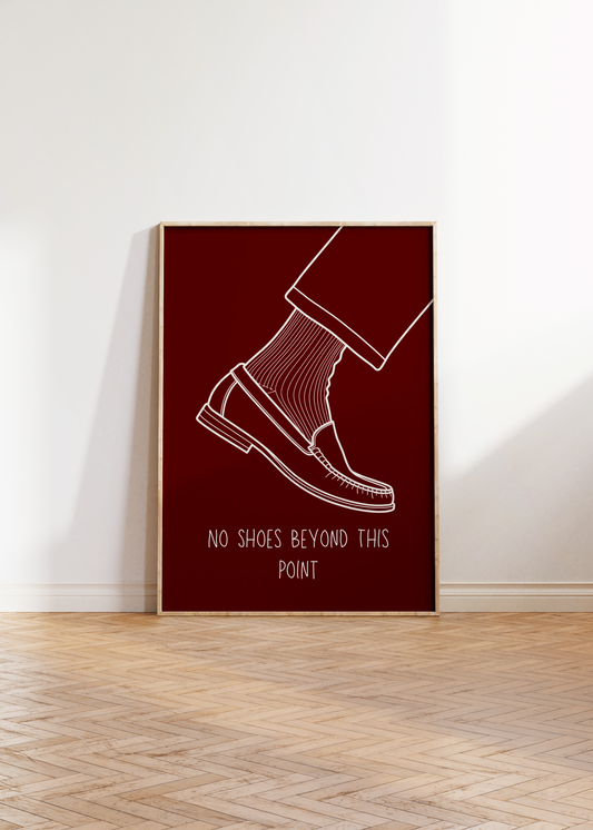 No Shoes Print