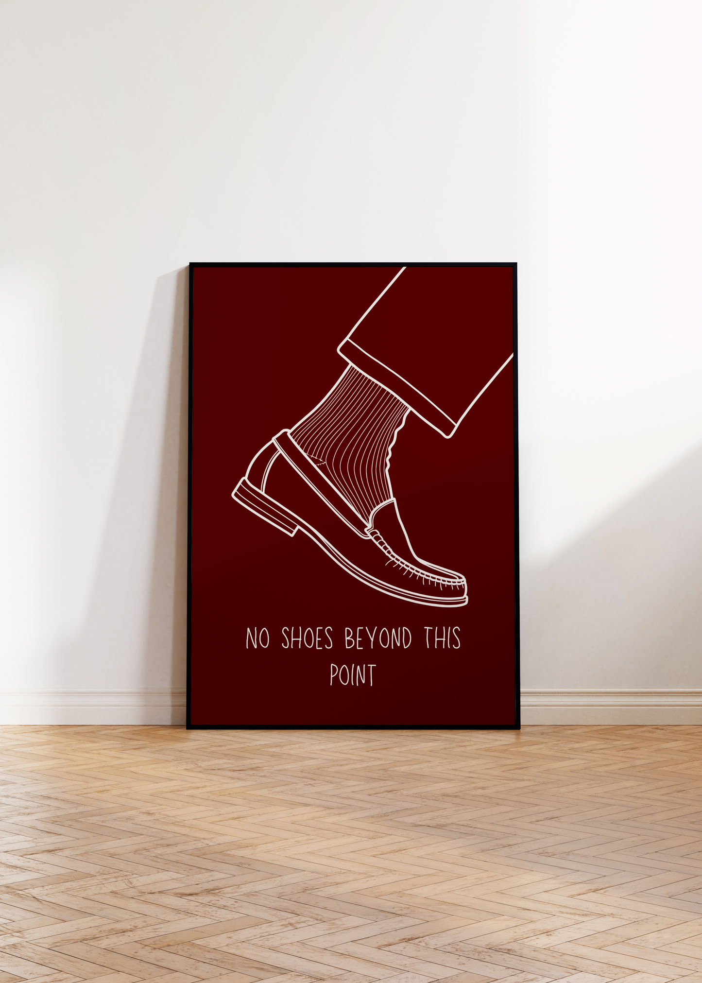 No Shoes Print