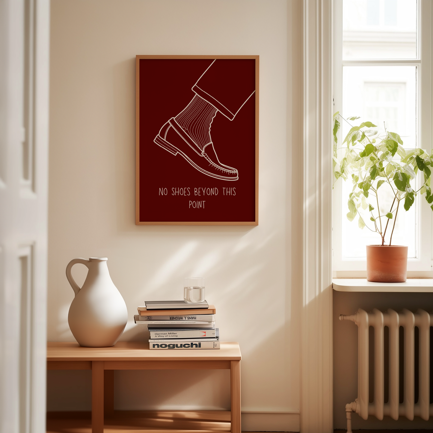No Shoes Print